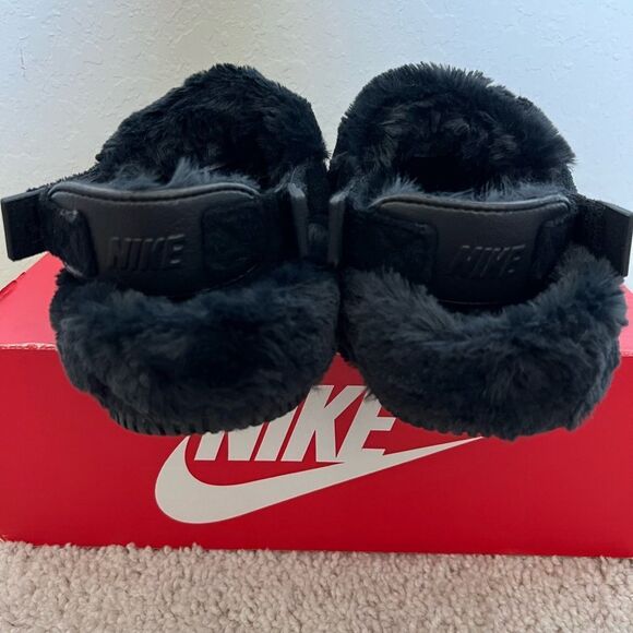 Nike Calm Mule Slide Black Athletic Slides Slippers - Picture 5 of 9
